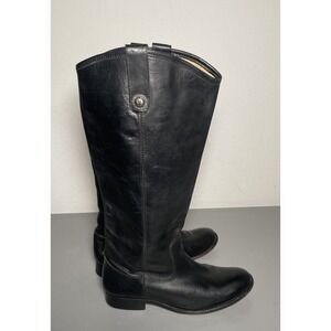 Frye Melissa Button 2 Women's Leather Tall Boots Size 8.5 B